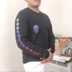 Chrome Hearts gradient long sleeve t